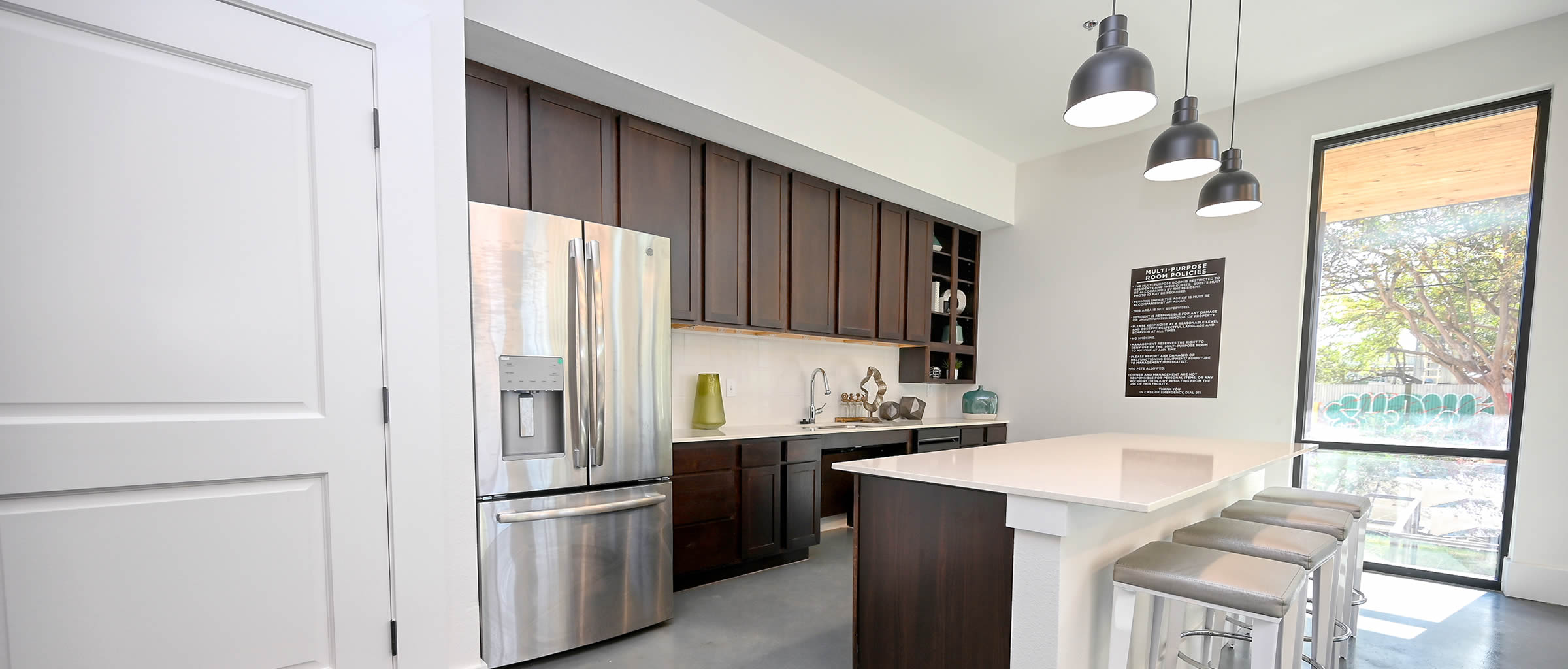 Community kitchen and gathering space